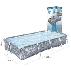 Бассейн каркасный Bestway 561FT 366x201x66см