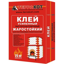 Клей усиленный Терракот жаростойкий 5 кг 