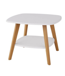 Стол журнальный Хадсон белый дуб светлый 