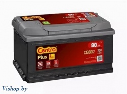 Автомобильный аккумулятор Centra Plus CB802 (80 А/ч)