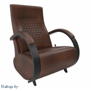 Кресло глайдер Balance-3 Antik crocodile, венге на Vishop.by 