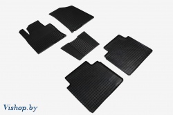 Резиновые коврики салона Сетка для KIA Optima IV 2015-2020 Черные