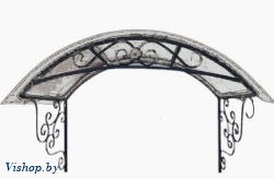 Козырек сварной К-10 прозрачный Саниджи