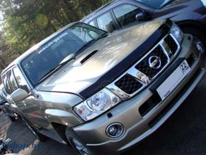 Дефлектор капота Nissan Patrol 2004-2010