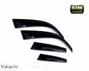 Дефлекторы боковых окон  Ford S-Max 2006-2010 (4дв)