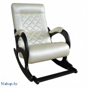 Кресло-качалка Бастион 2 с подножкой (цвет Боне, прошивка Ромбус) на Vishop.by 