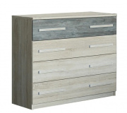 комод sv-мебель спальня лагуна 2 к дуб сонома/сосна джексон 4 ящика на Vishop.by 