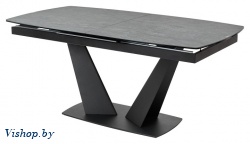 стол обеденный mebelart acuto 2 170 темно-серый мрамор/черный на Vishop.by 