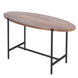 стол журнальный металларт м025 коричневый дуб на Vishop.by 