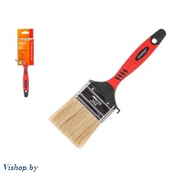 Кисть плоская 2,5"-63мм натур. щетина (стены, фасады) STARTUL PROFI (покраска стен и фасадов, флейцевая малярная, все типы ЛКМ) (ST0114-63)