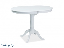 стол обеденный signal dello 100 раскладной белый на Vishop.by 