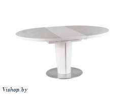 стол обеденный signal orbit 120 белый керамический на Vishop.by 