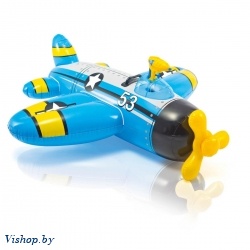 Надувная игрушка для плавания Intex Самолет / 57537NP голубой