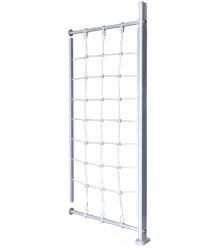 Детский спортивный комплекс Perfetto sport Verticale in legno con rete" grigio PS-133 стойка с сеткой