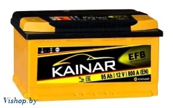 Автомобильный аккумулятор Kainar EFB 95 R+  095 10 14 01 0032 38 39 0 L (95 A/ч)