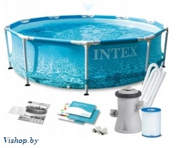 Бассейн каркасный Intex с фильтр-насосом 305x76 см (28208NP)