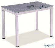 стол обеденный signal damar 60x80 белый на Vishop.by 