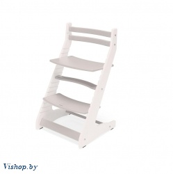 растущий регулируемый стул вырастайка eco prime белый серый на Vishop.by 