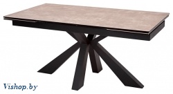 стол обеденный mebelart alezio 160 мокко/черный на Vishop.by 