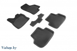 Коврики салона EVA 3D соты для Skoda Octavia A7 2013-2020 Черные
