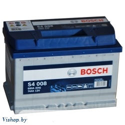 Автомобильный аккумулятор Bosch S4 008 574 012 068 0092S40080 (74 А/ч)