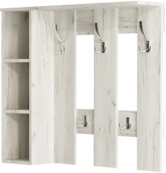 вешалка настенная артём-мебель сн-100.43 дуб крафт белый на Vishop.by 