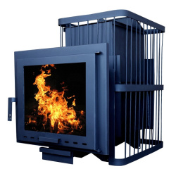 Печь банная ComfortProm Сталь 8мм закрытая 26 панорама от Vishop.by 