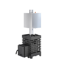 Печь для бани ASTON 12 с баком на трубе 50л (AISI 439) от Vishop.by 