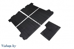 Резиновые коврики салона Сетка для Peugeot Traveller 2016- Черные