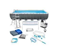 Бассейн Intex Ultra XTR с волейбольной сеткой 732x366x132 см 26368 
