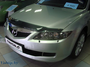 Дефлектор капота Mazda 6 2002-2009