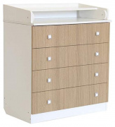 комод polini kids simple 1880 белый/ваниль на Vishop.by 