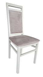 стул grand мдк-191 эмаль белая микровелюр бежевый