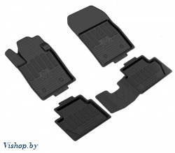 Коврики салона резиновые для Ford Ecosport (13-Н.В.), комплект, 4 шт.