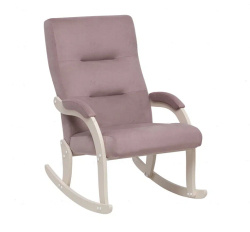 Кресло-качалка Leset Дэми слоновая кость ткань V 11 на Vishop.by 