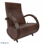 Кресло глайдер Balance-3 Antik crocodile, орех на Vishop.by 