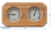 Термогигрометр ОЧКИ квадратные (канадский кедр). kd-207