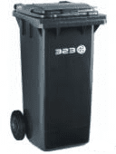 Пластиковый контейнер для мусора