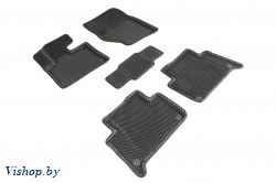 Коврики салона EVA 3D ромб для Audi Q7 2005-2015 Черные