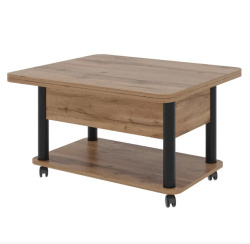 стол-трансформер джокер дуб вотан черный на Vishop.by 