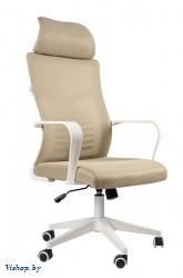 кресло с регулировкой высоты calviano аir grey-beige на Vishop.by 