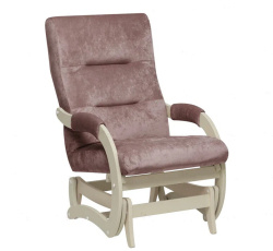 Кресло-маятник Leset Альва слоновая кость Crash lux 6 на Vishop.by 