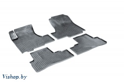 Резиновые коврики салона Сетка для Honda CR-V III 2006-2012 Черные