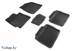 Коврики салона EVA 3D соты для Toyota Camry VII 2012-2018 Черные