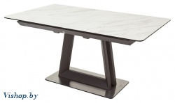 стол обеденный mebelart osvald 160 белый мрамор/серый на Vishop.by 