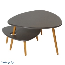 стол журнальный стилгрей серый лен на Vishop.by 