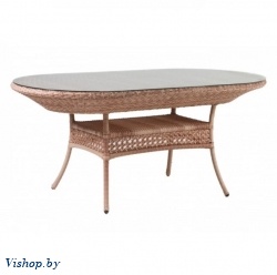 Стол обеденный овальный CAMELLIA светлый