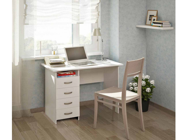 Письменный стол милан белый