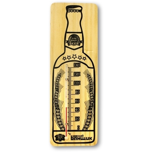 Термометр для бани "Бутылка", спиртовой арт. Б-11587