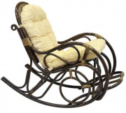 Кресло-качалка с подножкой, 05/11 Б (рогожка) на Vishop.by 